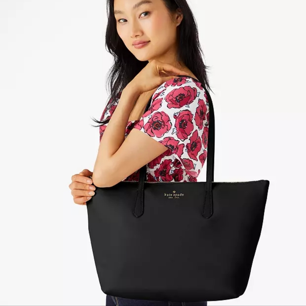 Kate Spade ♠️ Large Nylon Kitt Tote